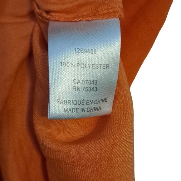 Rachel Roy Bright orange sleeveless blouse size L - Picture 4 of 4